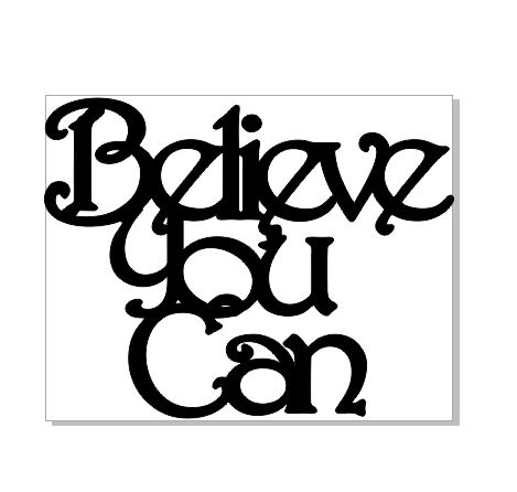 Believe you ca 100 x 80 mm sold in 3\'s